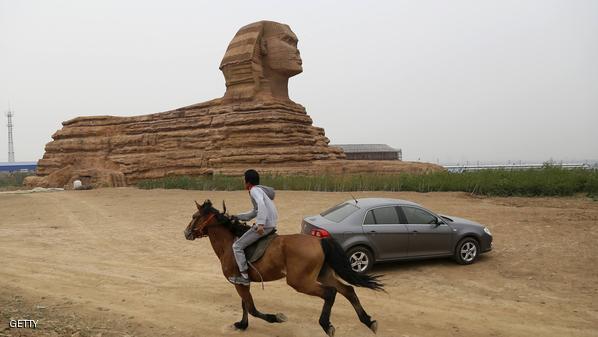 حتى أبو الهول.. صيني
