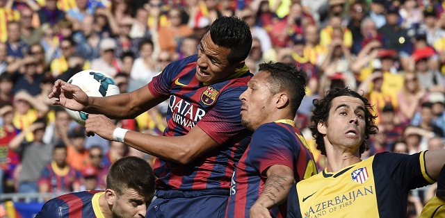 بالفيديو.. هدف مهاجم برشلونة سانشيز في شباك أتلتيكو مدريد 

