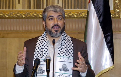 مشعل يثمن دور ايران وسوريا في دعم فلسطين والمقاومة