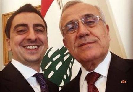 ميشال سليمان ونجله.. 