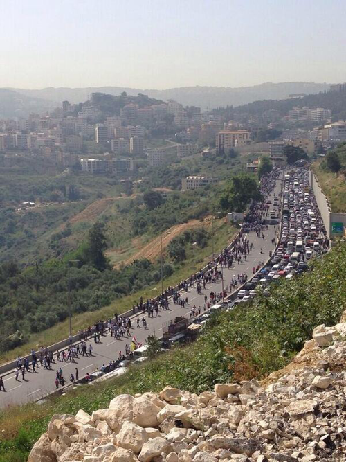 بالصورة- طريق الفياضية الآن!