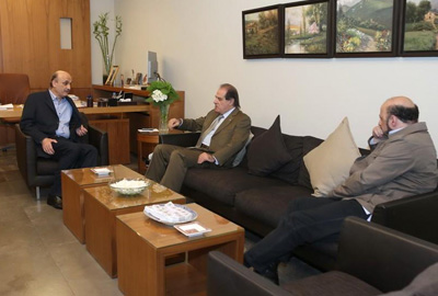 جعجع عرض مع قزي الأوضاع وعمل الحكومة