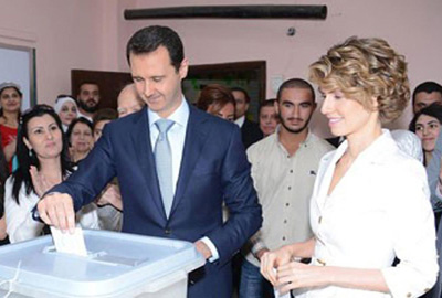 مشاركة كثيفة في الانتخابات السورية وتجديد البيعة للرئيس بشار الأسد
المعارضة تنتظر رد الغرب وواشنطن تصفها بالعار ولن تعترف بالنتائج