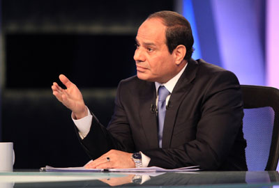 اسرائيل تهنىء السيسي