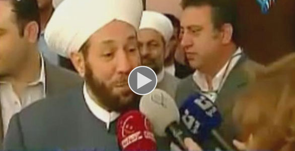 بالفيديو - مفتي سوريا انتخبت الأسد تنفيذاً لوصية الرسول محمد
