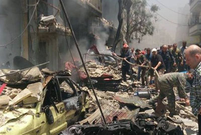 تفجير إرهابي في وادي الذهب بحمص