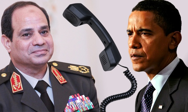 أوباما يتّصل بالسيسي مهنئا