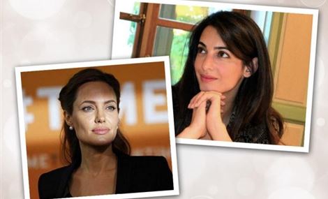 أمل علم الدين تسرق الأنظار من أنجلينا جولي
