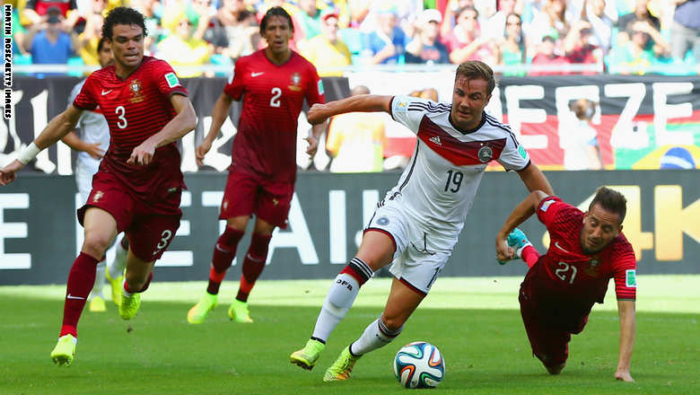كأس العالم 2014.. شوط أول ألماني بثلاثية نظيفة في مرمى البرتغال
