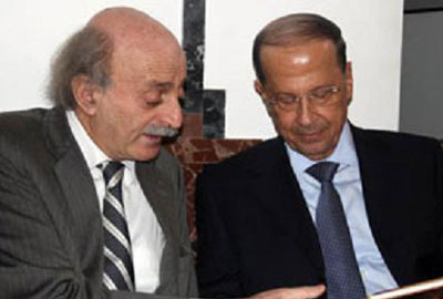 جنبلاط والصراع الكبير مع ميشال عون