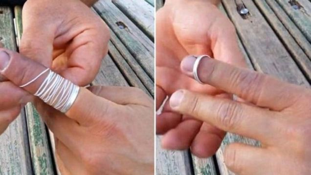 بالفيديو: طريقة بسيطة تمكنك من إزالة خاتم علق بإصبعك!