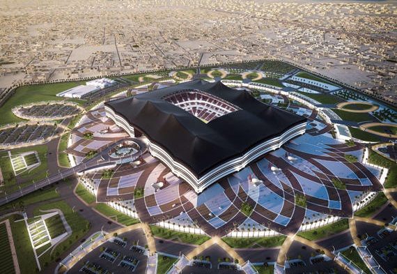 بالفيديو شاهد اجمل ملعب في قطر لاستضافة كأس العالم