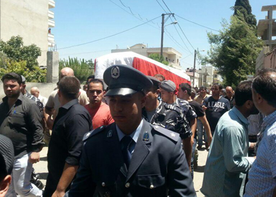 مراسم تشييع الملازم الشهيد جمال الدين
وكلمات نوّهت بتفانيه خدمة للوطن