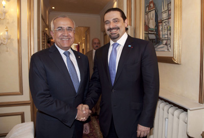 الحريري زار سليمان وفابيوس