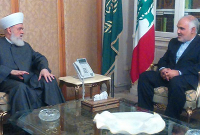 السفير الإيراني زار مفتي الجمهوريّة
قبلان : الحركات التكفيريّة إفرازات شريرة
للاستعمار لضرب الدول الإسلاميّة وبث الفتن