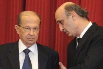 جعجع : عون ضربني بوجهه على يدي !!