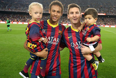 برشلونة يتمنى تأهل ميسي ونيمار الى النهائي