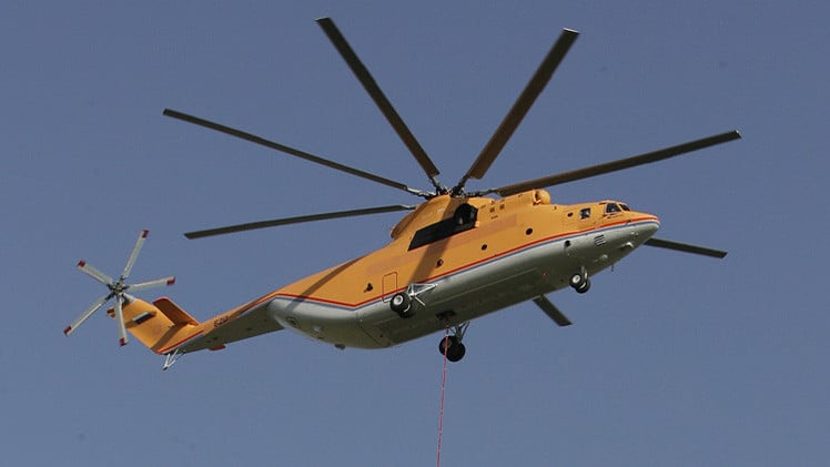 روسيا تخطط لتزويد الصين بمروحية من طراز "Mi-26 TS"