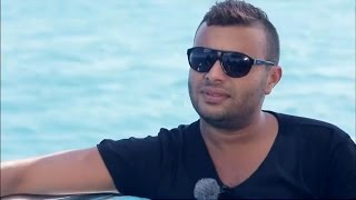 بالفيديو-رامي صبري ينهار في عرض البحر!