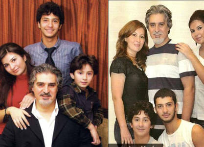 بالصورة-تعرفوا على نجم باب الحارة وعائلته الحقيقية!