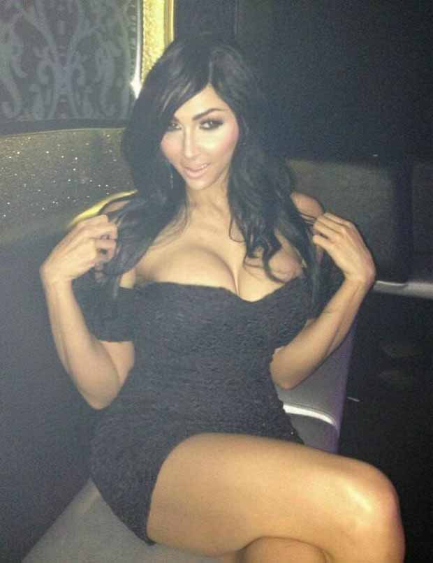 بالصور-أنقفت 30 ألف دولار لتشبه.. كيم كاردشيان!