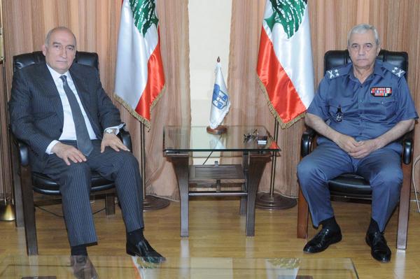 اللواء بصبوص استقبل محافظ جبل لبنان