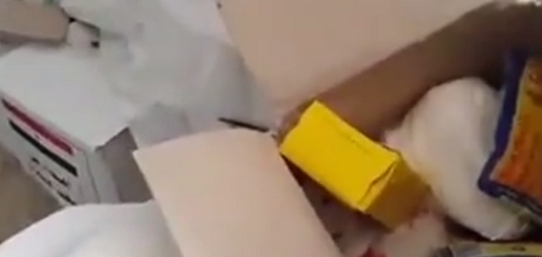 بالفيديو - مساعدات مصر لغزة منتهية الصلاحية!