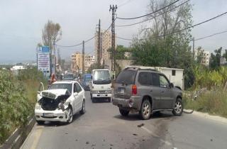 4 جرحى بحادث سير في البوار- جبيل