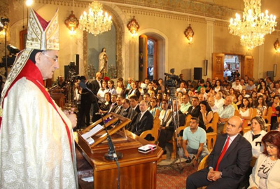 خلال قداس احتفالي في بقاعكفرا
الراعي: لا يجوز أن نهدم دولة
صاحبة رسالة في هذا الشرق