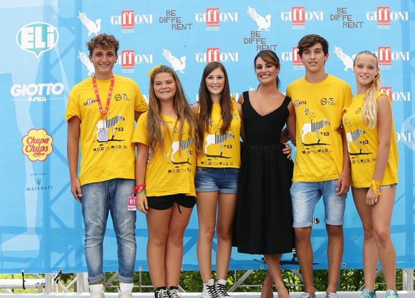 بالصور: ليا ميشيل تخطف الأنظار في مهرجان Giffoni Film