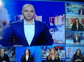 بالفيديو  اغرب نشرة اخبار في تاريخ لبنان كل المحطات معا