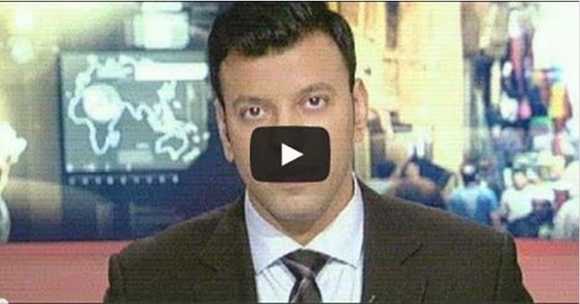 بالفيديو | متصل لمذيع قناة «الجزيرة»: قول ورايا «نرفض حكم قضاء قطر ضد الشاعر القطري محمد العجمي»