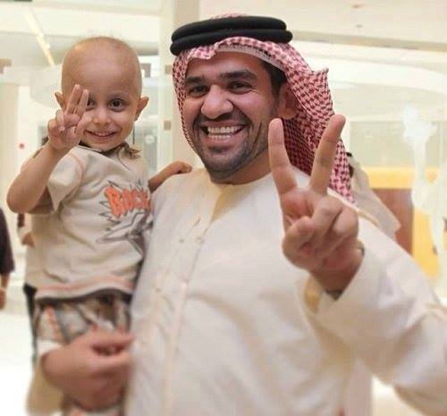 بالصورة- حسين الجسمي في قطاع غزة