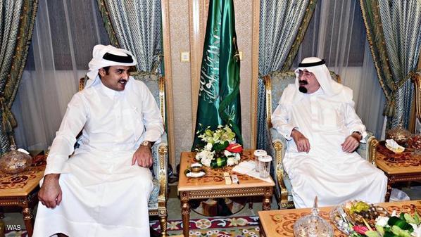 أمير قطر بجدة للقاء الملك السعودي