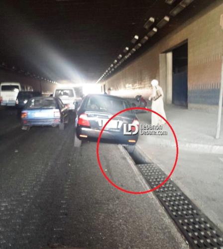  بالصورة.. من يسرق حديد "ريغار" نفق المدينة الرياضية؟ 