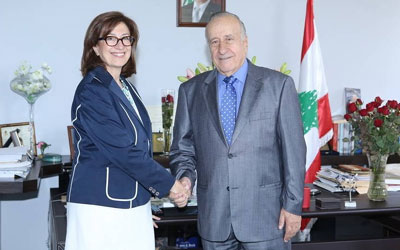 سفيرة اليونان بعد لقائها الياس عون :
لبنان بلد مهمّ  ونحرص على نسج أفضل العلاقات