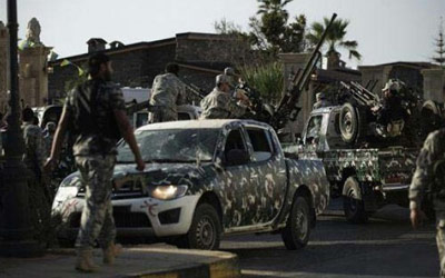 مقتل 15 جنديا ليبيا
في هجوم مسلح
