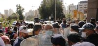 اعتصام أمام وزارة التربية لأساتذة المتعاقدين في التعليم الاساسي...والسبب؟
