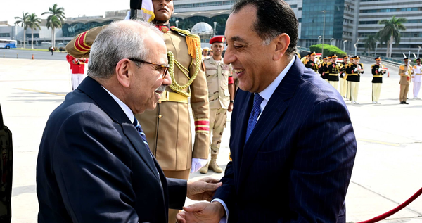 سلام استقبل نظيره المصري في المطار