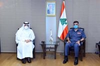 عثمان استقبل سفير قطر مودعا