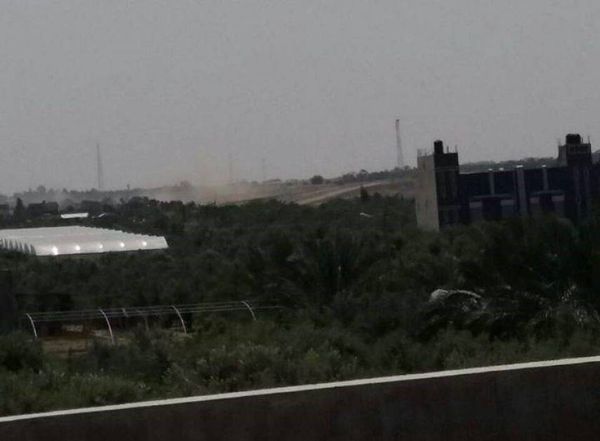 قصف مدفعي صهيوني شرق دير البلح بعد إطلاق نار على الحدود