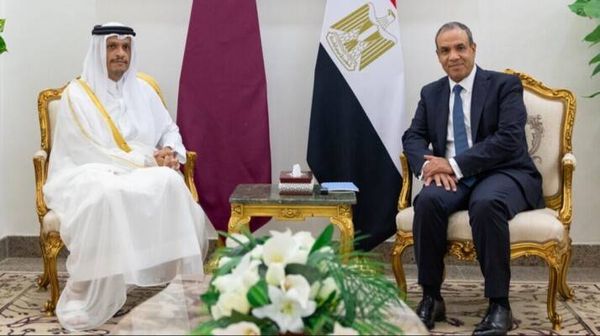 وزيرا خارجية مصر وقطر يبحثان العلاقات الثنائية