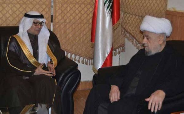 النجاري زار نائب رئيس المجلس الشيعي
حسن : لتمتين العلاقات بين لبنان والسعوديّة