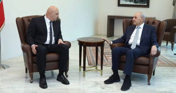 عون عرض مع بري نتائج زيارة واشنطن والوضع في الجنوب