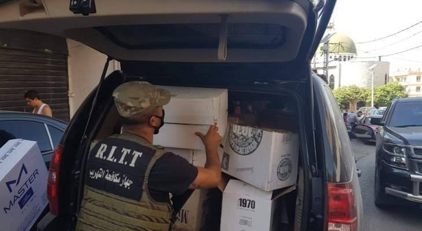 الريجي ضبطت منتجات مهرّبة في الجنوب والنبطية