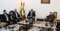 تطورات الوضع في غزة وجنوب لبنان محور لقاء نعيم قاسم والنائب فرنجية