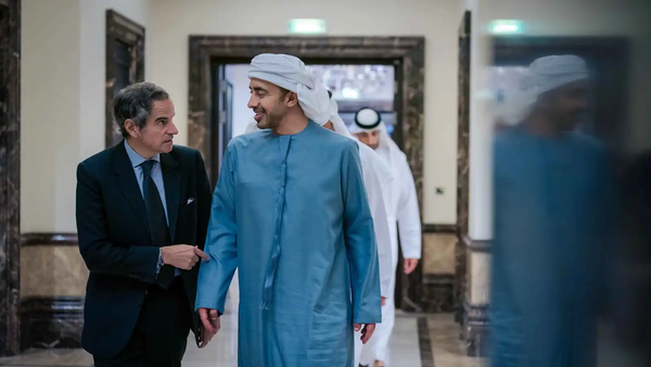 غروسي من الإمارات: سنقدم الدعم الفني لمحطة براكة