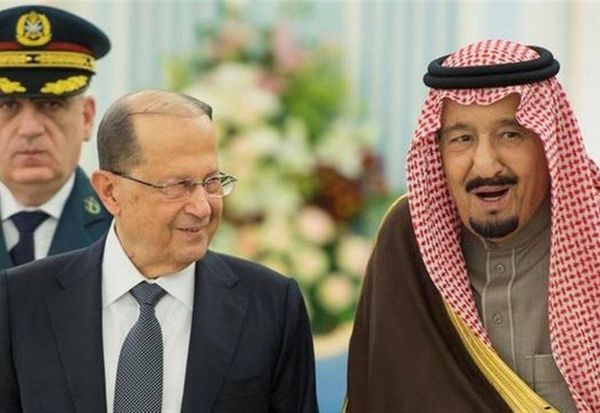 رسالة من العاهل السعودي الى عون