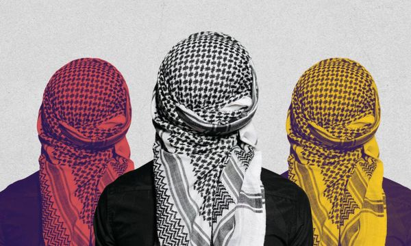 نبوخذ نصر بالكوفيّة الفلسطينيّة