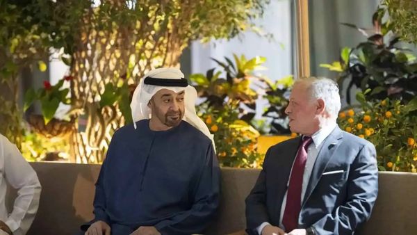 بن زايد وعبد الله الثاني يبحثان تطورات الشرق الأوسط وتعزيز التعاون